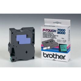 Ruban cassette d'origine TX751 Brother - noir, vert