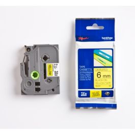 Ruban cassette d'origine TZE611 Brother - noir, jaune
