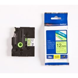 Ruban cassette d'origine TZEC31 Brother - noir, jaune