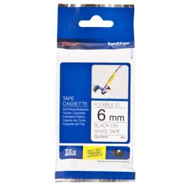 Ruban cassette d'origine TZEFX211 Brother - noir, blanc