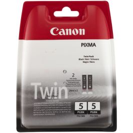 Cartouche d'origine 0628B025 / PGI-5 BK Canon - noire - pack de 2