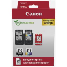 Cartouches d'origine 2970B017 / PG-510+CL-511 Canon - multipack 2 couleurs : noire, multicouleur