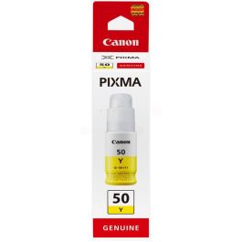 Bouteille d'encre d'origine 3405C001 / GI-50 Y Canon - jaune