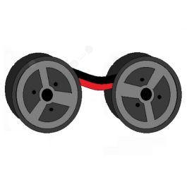 Ruban d'origine 4202A002 / EP-102 Canon - noir, rouge