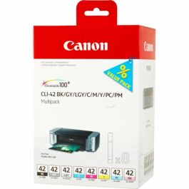 Cartouches d'origine 6384B010 / CLI-42 Canon - multipack 8 couleurs : noire, cyan, magenta, jaune