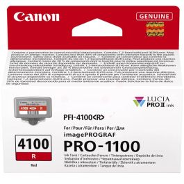 Cartouche d'origine 6785C001 / PFI-4100 R Canon - rouge