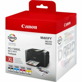 Cartouches d'origine 9182B010 / PGI-1500 XLCMYBK Canon - multipack 4 couleurs : noire, cyan, magenta, jaune