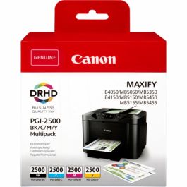 Cartouches d'origine 9290B006 / PGI-2500 BKCMY Canon - multipack 4 couleurs : noire, cyan, magenta, jaune