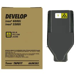 Toner d'origine AAJW2D2 / TNP-81 Y Develop - jaune