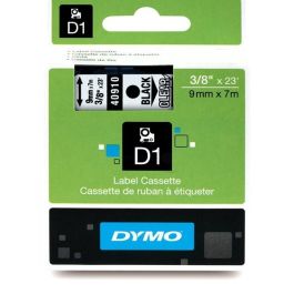 Ruban cassette d'origine 40910 / S0720670 Dymo - noir, transparent