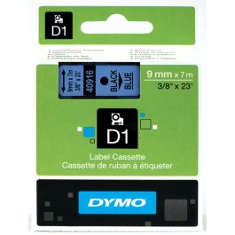 Ruban cassette d'origine 40916 / S0720710 Dymo - noir, bleu