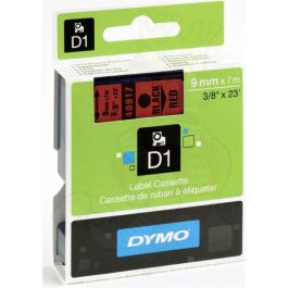 Ruban cassette d'origine 40917 / S0720720 Dymo - noir, rouge