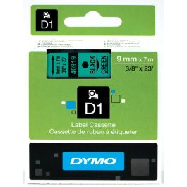 Ruban cassette d'origine 40919 / S0720740 Dymo - noir, vert