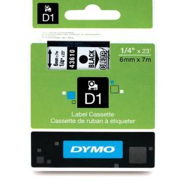 Ruban cassette d'origine 43610 / S0720770 Dymo - noir, transparent