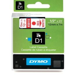 Ruban cassette d'origine 45015 / S0720550 Dymo - rouge, blanc