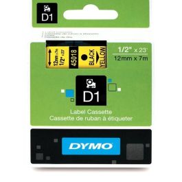 Ruban cassette d'origine 45018 / S0720580 Dymo - noir, jaune