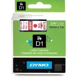 Ruban cassette d'origine 45805 / S0720850 Dymo - rouge, blanc