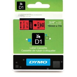 Ruban cassette d'origine 45807 / S0720870 Dymo - noir, rouge