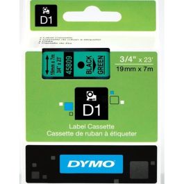 Ruban cassette d'origine 45809 / S0720890 Dymo - noir, vert