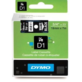 Ruban cassette d'origine 45811 / S0720910 Dymo - noir, blanc