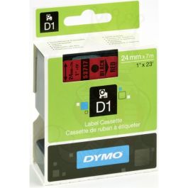 Ruban cassette d'origine 53717 / S0720970 Dymo - noir, rouge