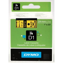 Ruban cassette d'origine 53718 / S0720980 Dymo - noir, jaune