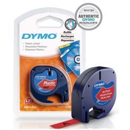 Ruban cassette d'origine 91203 / S0721630 Dymo - rouge