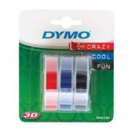 Ruban de marquage d'origine S0847750 Dymo - noir, rouge, bleu