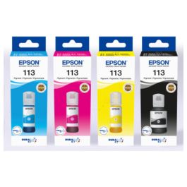 Cartouches d'origine C13T06B640 / 113 Epson - multipack 4 couleurs : noire, cyan, magenta, jaune