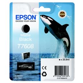 Cartouche d'origine C13T76084N10 / T7608 Epson - noire
