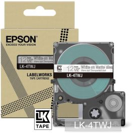 Ruban cassette d'origine C53S672068 / LK-4TWJ Epson - transparent, blanc