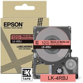Ruban cassette d'origine C53S672071 / LK-4RBJ Epson - noir, rouge