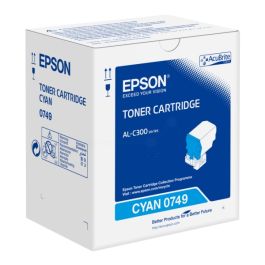 Toner d'origine C13S050749 / 0749 Epson - cyan