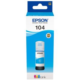 Bouteille d'encre d'origine C13T00P240 / 104 Epson - cyan
