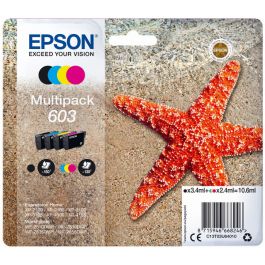 Cartouches d'origine C13T03U64020 / 603 Epson - multipack 4 couleurs : noire, cyan, magenta, jaune