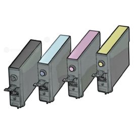 Cartouches d'origine C13T08954020 / T0895 Epson - multipack 4 couleurs : noire, cyan, magenta, jaune