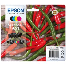 Cartouches d'origine C13T09Q64010 / 503 Epson - multipack 4 couleurs : noire, cyan, magenta, jaune