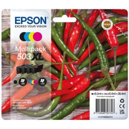 Cartouches d'origine C13T09R64020 / 503XL Epson - multipack 4 couleurs : noire, cyan, magenta, jaune