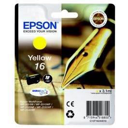 Cartouche d'origine C13T16244022 / 16 Epson - jaune