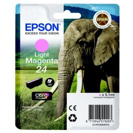 Cartouche d'origine C13T24264010 / 24 Epson - magenta photo