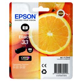 Cartouche d'origine C13T33414010 / 33 Epson - noire
