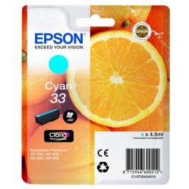 Cartouche d'origine C13T33424010 / 33 Epson - cyan