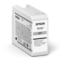 Cartouche d'origine C13T47A700 / T47A7 Epson - grise
