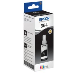 Bouteille d'encre d'origine C13T664140 / 664 Epson - noire