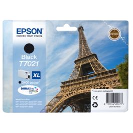 Cartouche d'origine C13T70214010 / T7021 Epson - noire