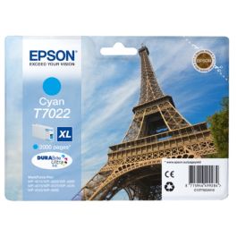 Cartouche d'origine C13T70224010 / T7022 Epson - cyan