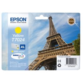 Cartouche d'origine C13T70244010 / T7024 Epson - jaune