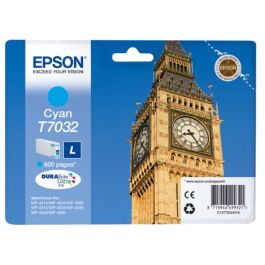 Cartouche d'origine C13T70324010 / T7032 Epson - cyan