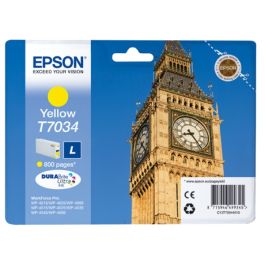 Cartouche d'origine C13T70344010 / T7034 Epson - jaune
