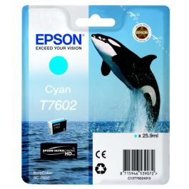 Cartouche d'origine C13T76024010 / T7602 Epson - cyan